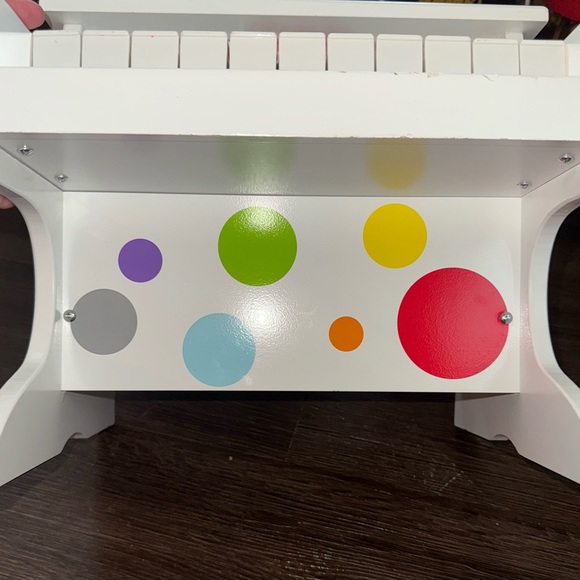 Janod Confetti my first electronic Piano 11.4 inch Tall (item has a crack) - Picture 6 of 10